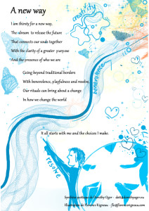 A New Way poem and illustration